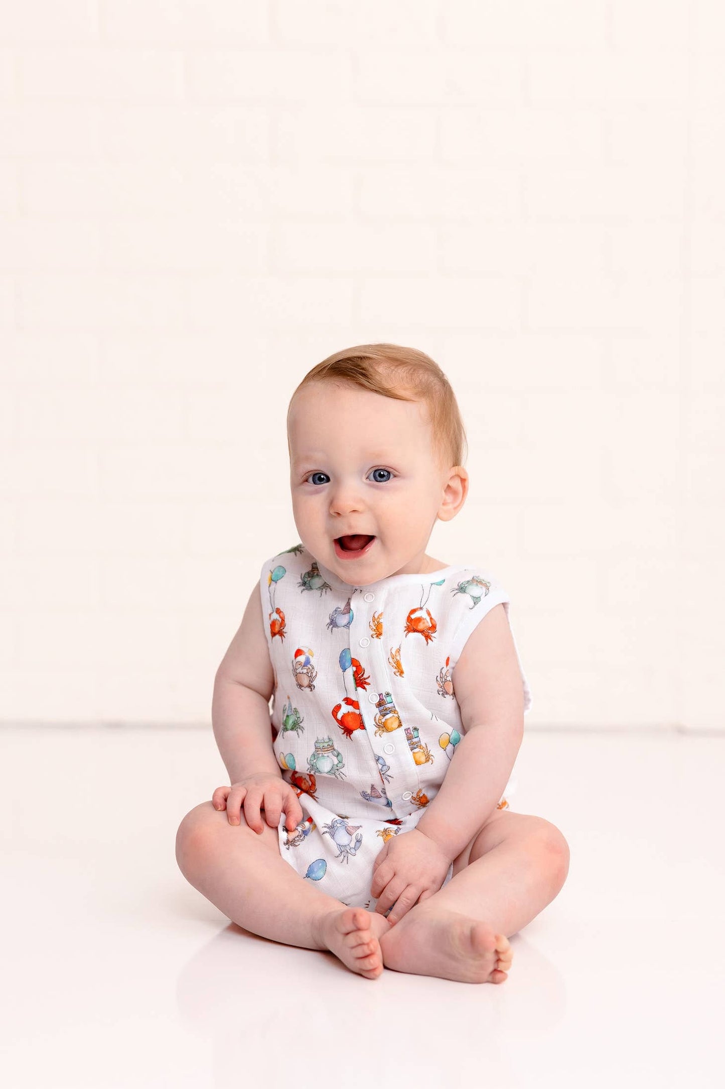 Summer Crabs Organic Muslin Shortall