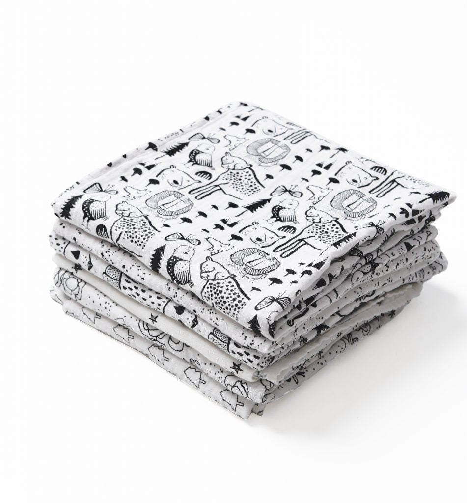 Organic Muslin Swaddle, Wild