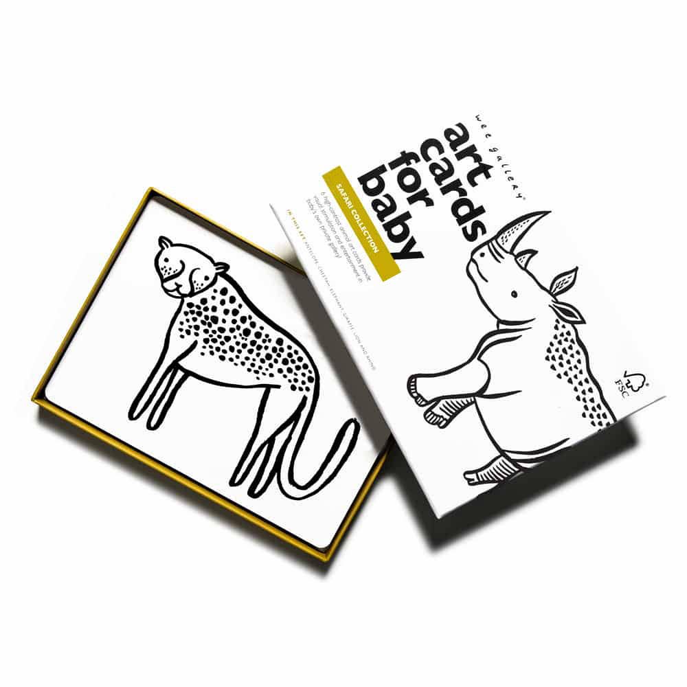 Safari Art Cards for Baby