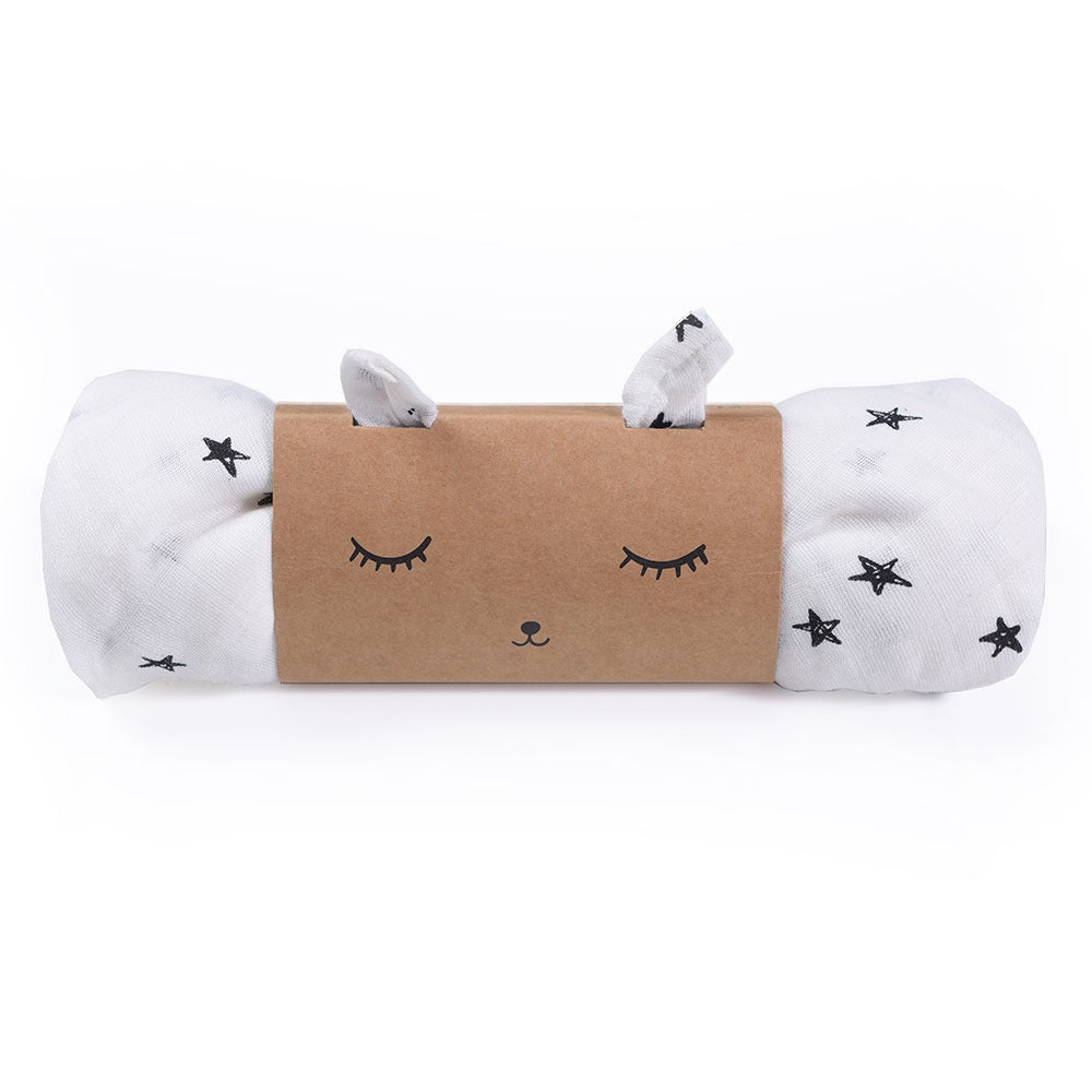 Organic Muslin Swaddle, Stars
