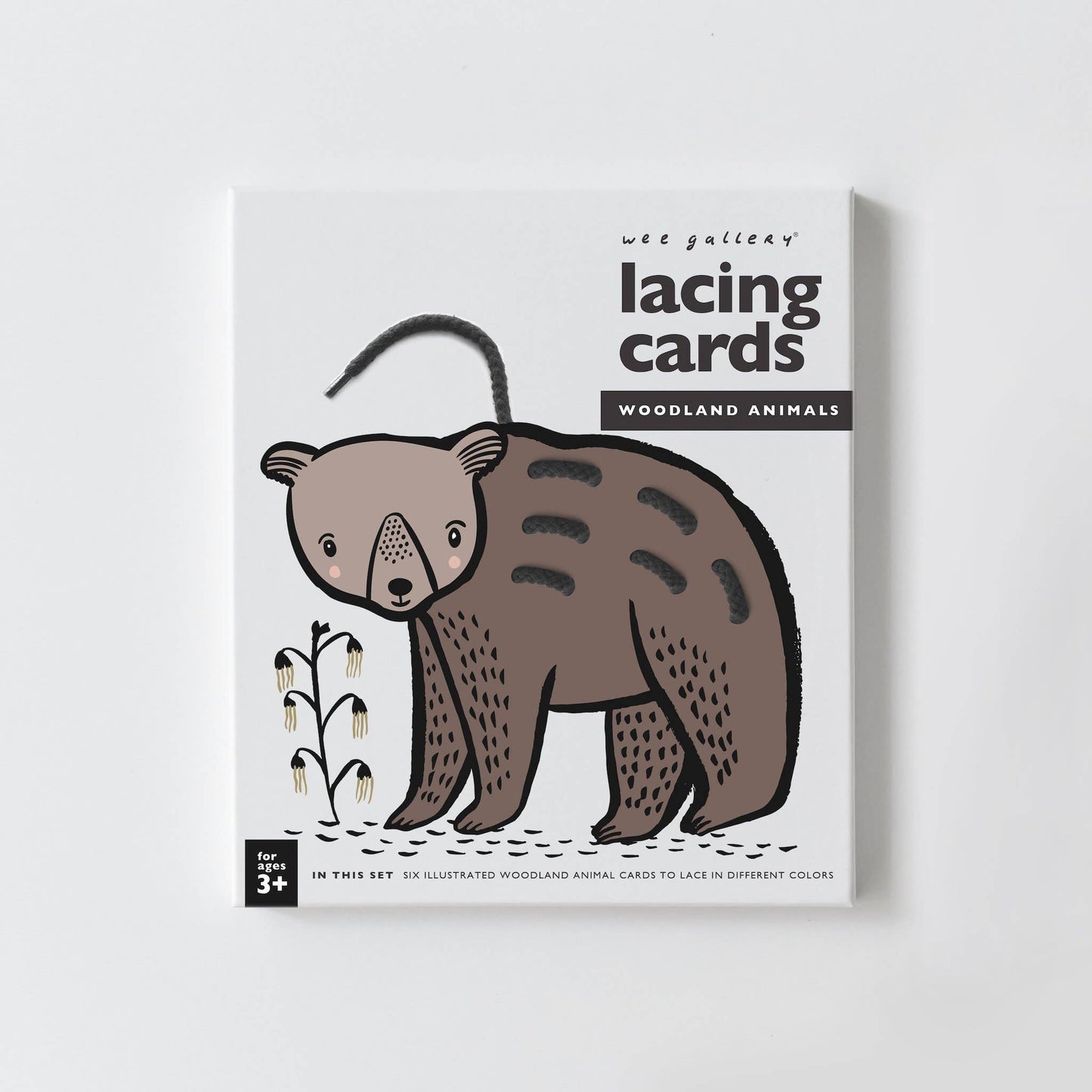 Woodland Animals Lacing Cards - Brain Development
