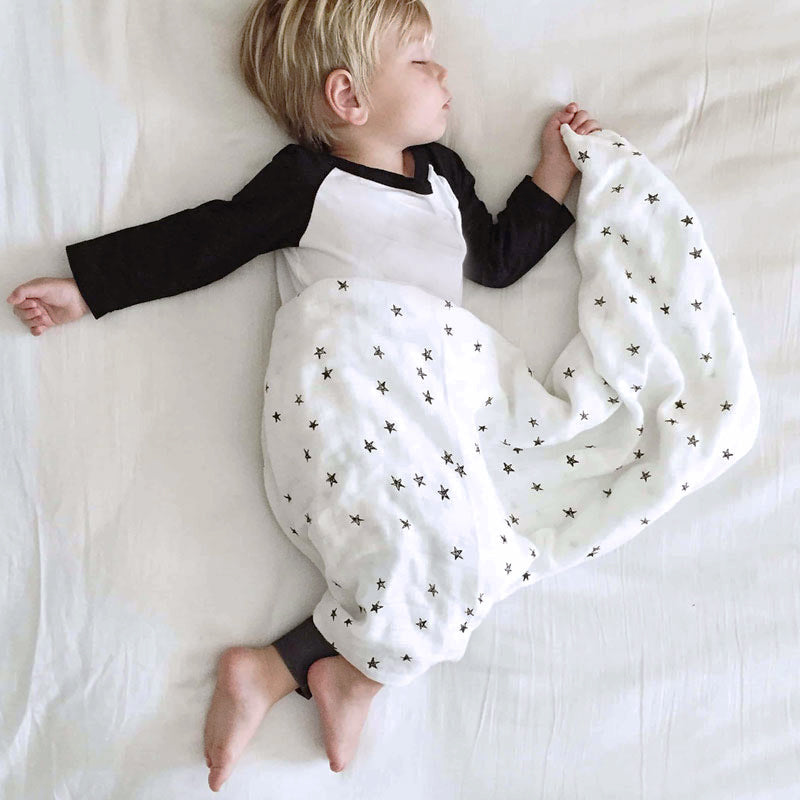 Organic Muslin Swaddle, Stars