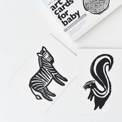 Black and White Art Cards