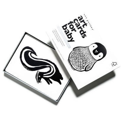 Black and White Art Cards