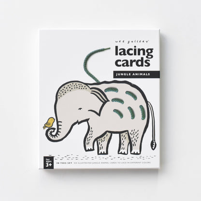 Jungle Animals Lacing Cards - Brain Development