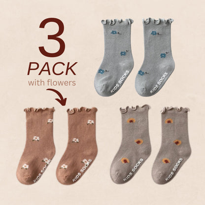 Cotton Ruffle Socks (3-Pack)